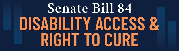  Bill to Balance Protecting the Rights of People with Disabilities and the Rights of Business Owners Passes the Senate Floor