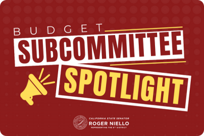 Senator Niello Budget Spotlights