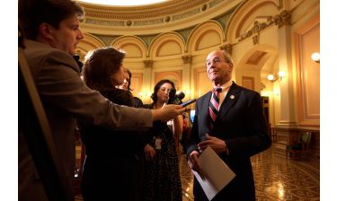 Senator Niello Press Scrum