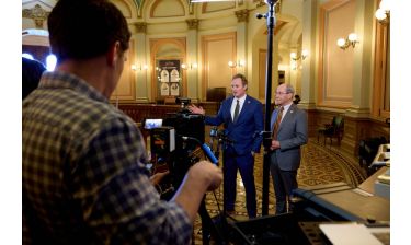 Senate Budget Vice Chair Roger Niello and Assembly Republican Leader James Gallagher React to the Budget Vote