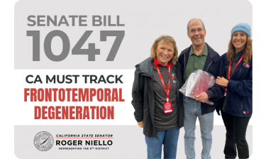 Sen. Niello with SB 1047 advocates