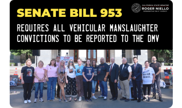 SB 953 – Vehicular Manslaughter