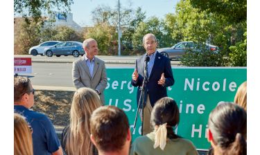Sgt. Nicole Gee Memorial Highway Sign Installation