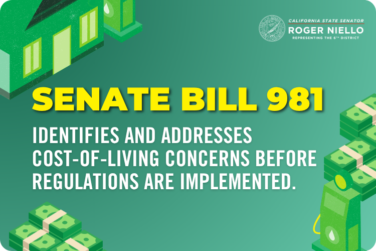 SB 981 – Affordability Assessment for Major Regulations