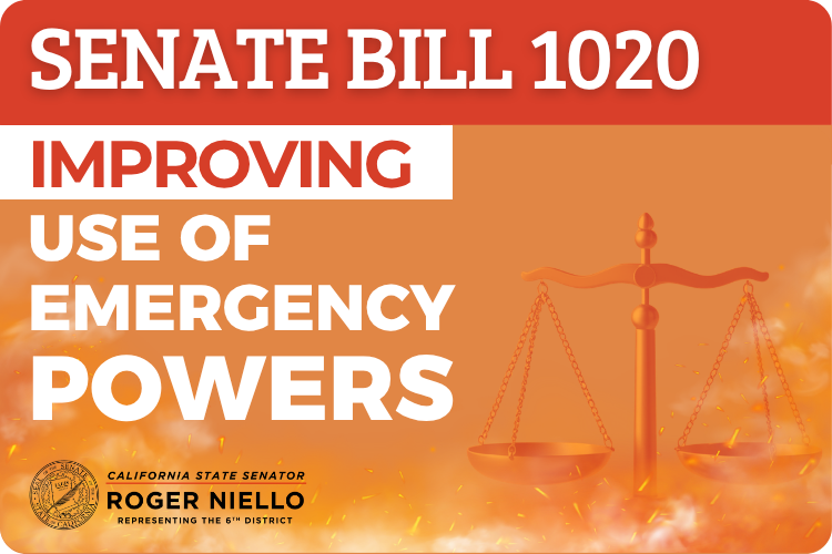 SB 1020 – Improving Legislative Oversight of Emergency Authorities